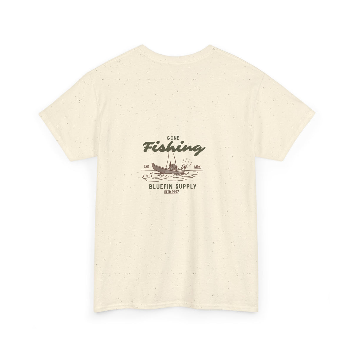 Fishing T-Shirt — 'Gone Fishing' Graphic Tee (Bluefin Supply)
