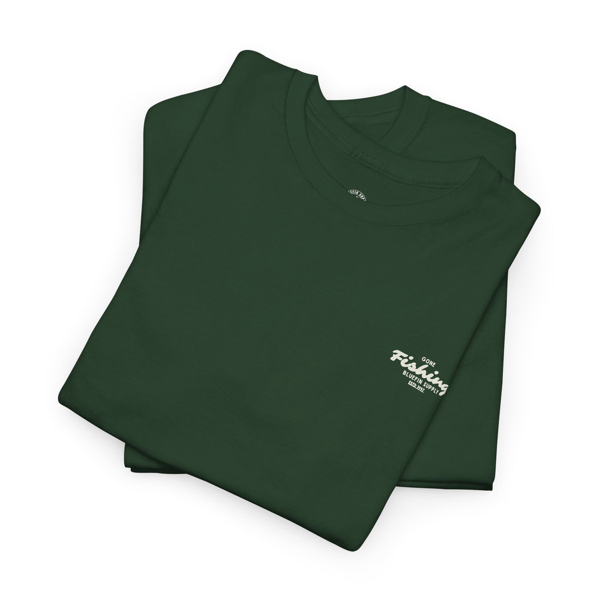 Fishing Tee — 'Gone Fishing' Graphic Cotton Shirt