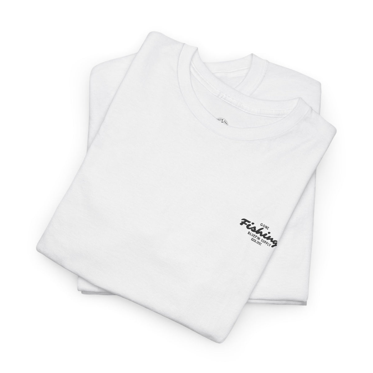 Fishing Graphic Tee — “Gone Fishing” Bluefin Supply T‑Shirt