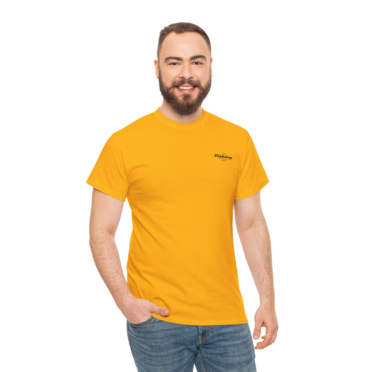 Fishing Graphic Tee — “Gone Fishing” Bluefin Supply T‑Shirt