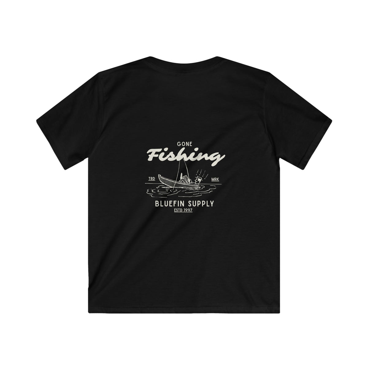 Kids 'Gone Fishing' Tee — Youth Fishing T-Shirt (Bluefin Supply)