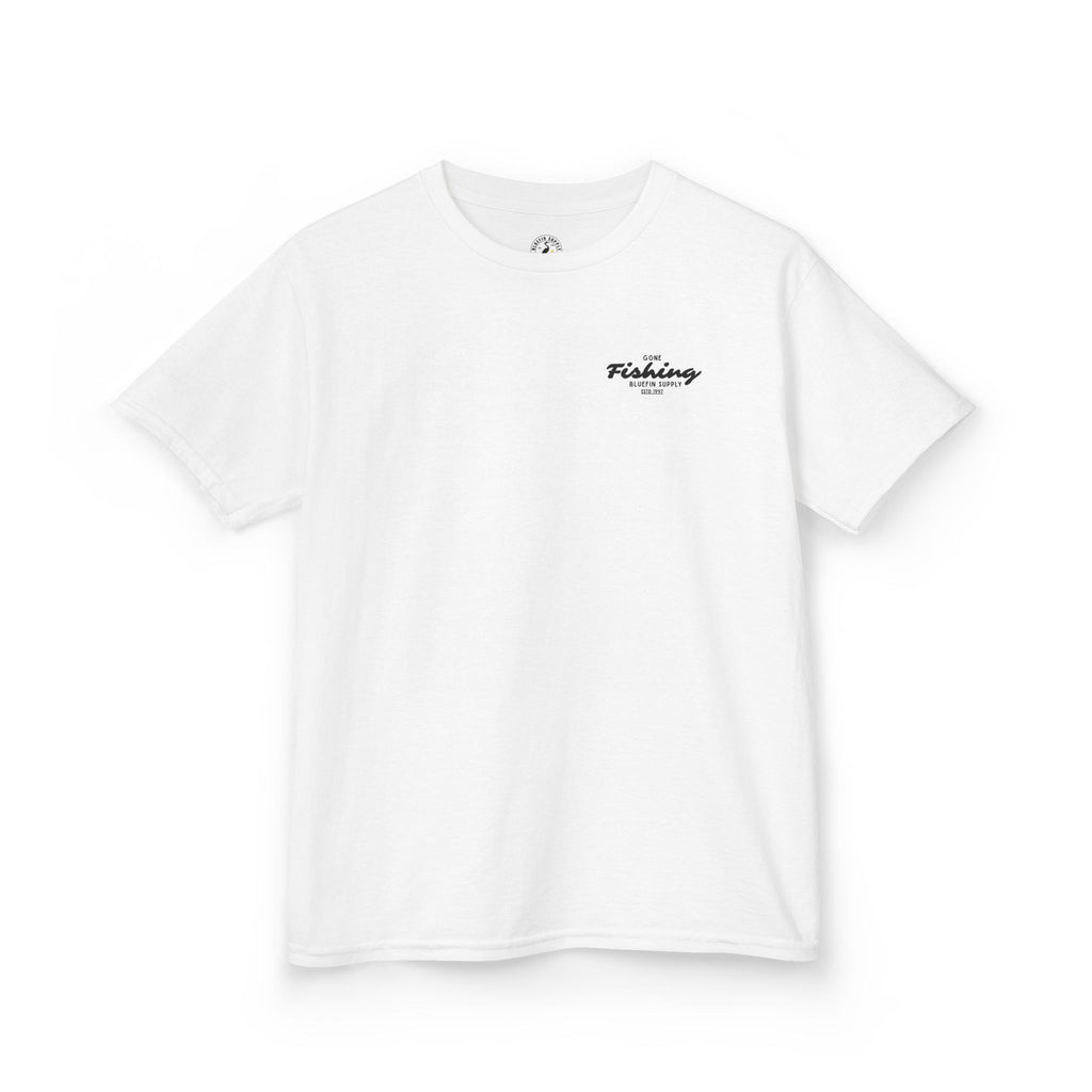 Kids Fishing T-Shirt — "Gone Fishing" Boat Graphic