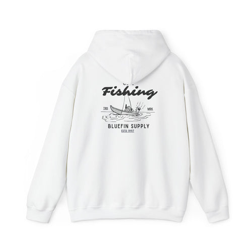 Fishing Hoodie — Bluefin Supply Vintage Boat Graphic Pullover