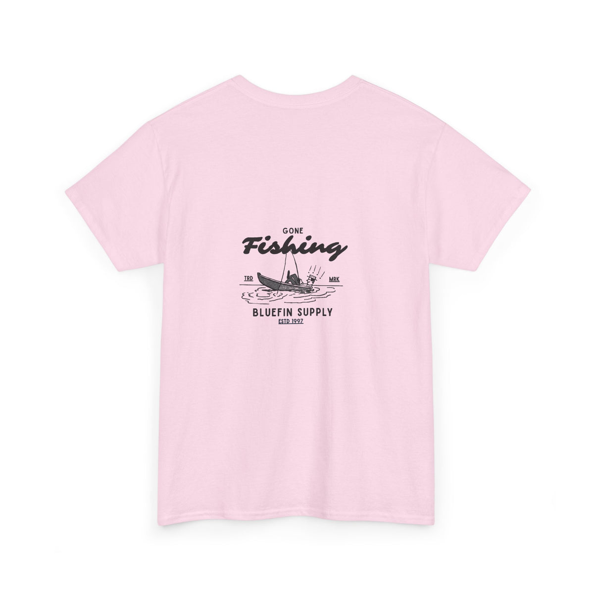 Fishing Graphic Tee — “Gone Fishing” Bluefin Supply T‑Shirt