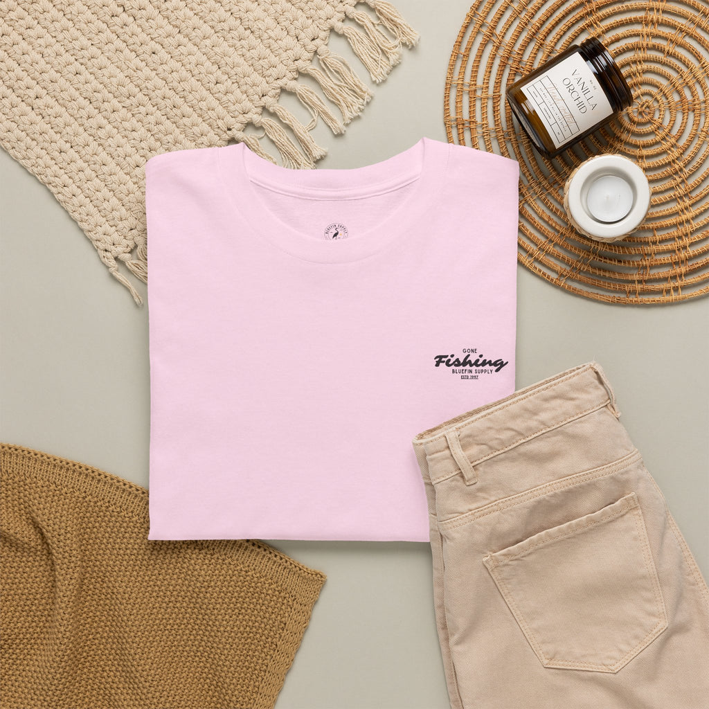 Fishing Graphic Tee — “Gone Fishing” Bluefin Supply T‑Shirt