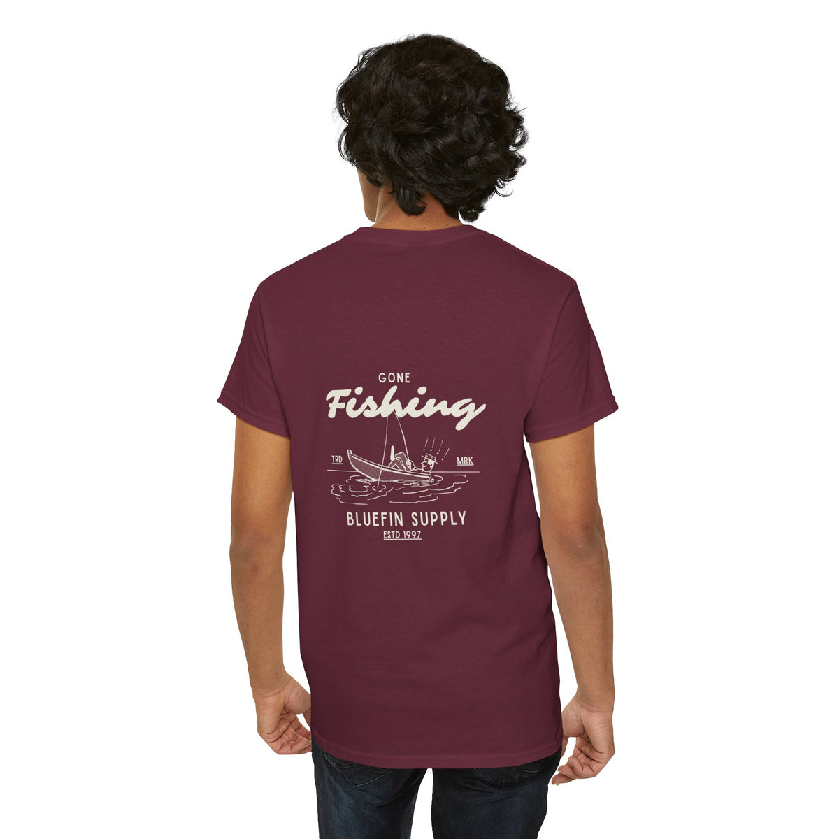 Gone Fishing T-Shirt — Bluefin Supply Vintage Fishing Tee