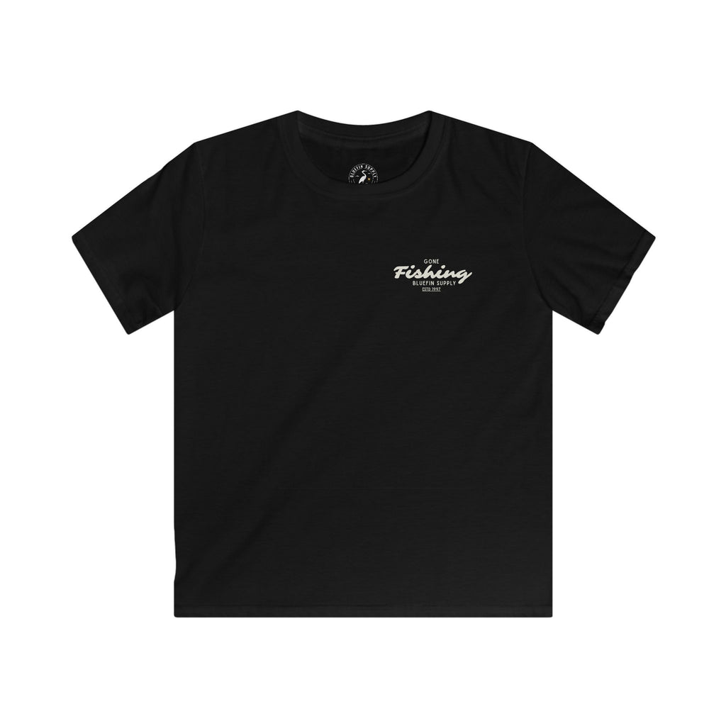 Kids 'Gone Fishing' Tee — Youth Fishing T-Shirt (Bluefin Supply)