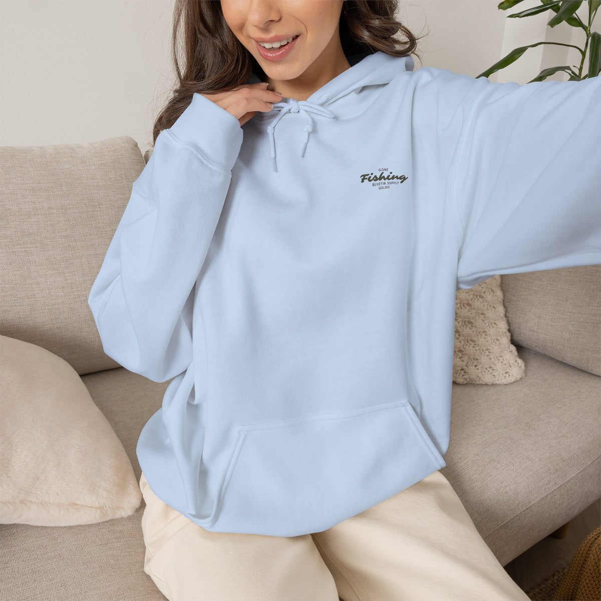 Fishing Club Hoodie – Gone Fishing Graphic Hooded Sweatshirt