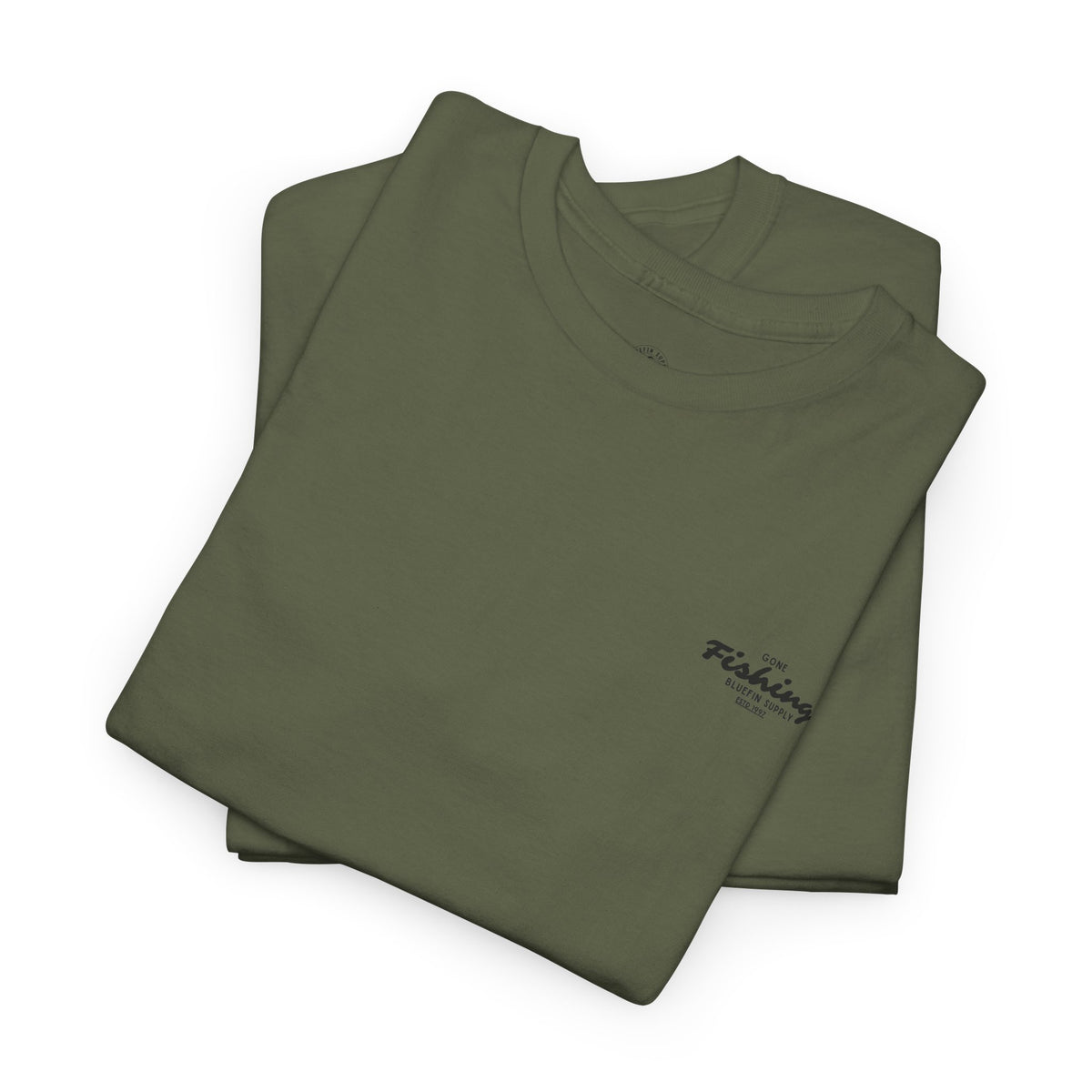 Fishing Graphic Tee — “Gone Fishing” Bluefin Supply T‑Shirt