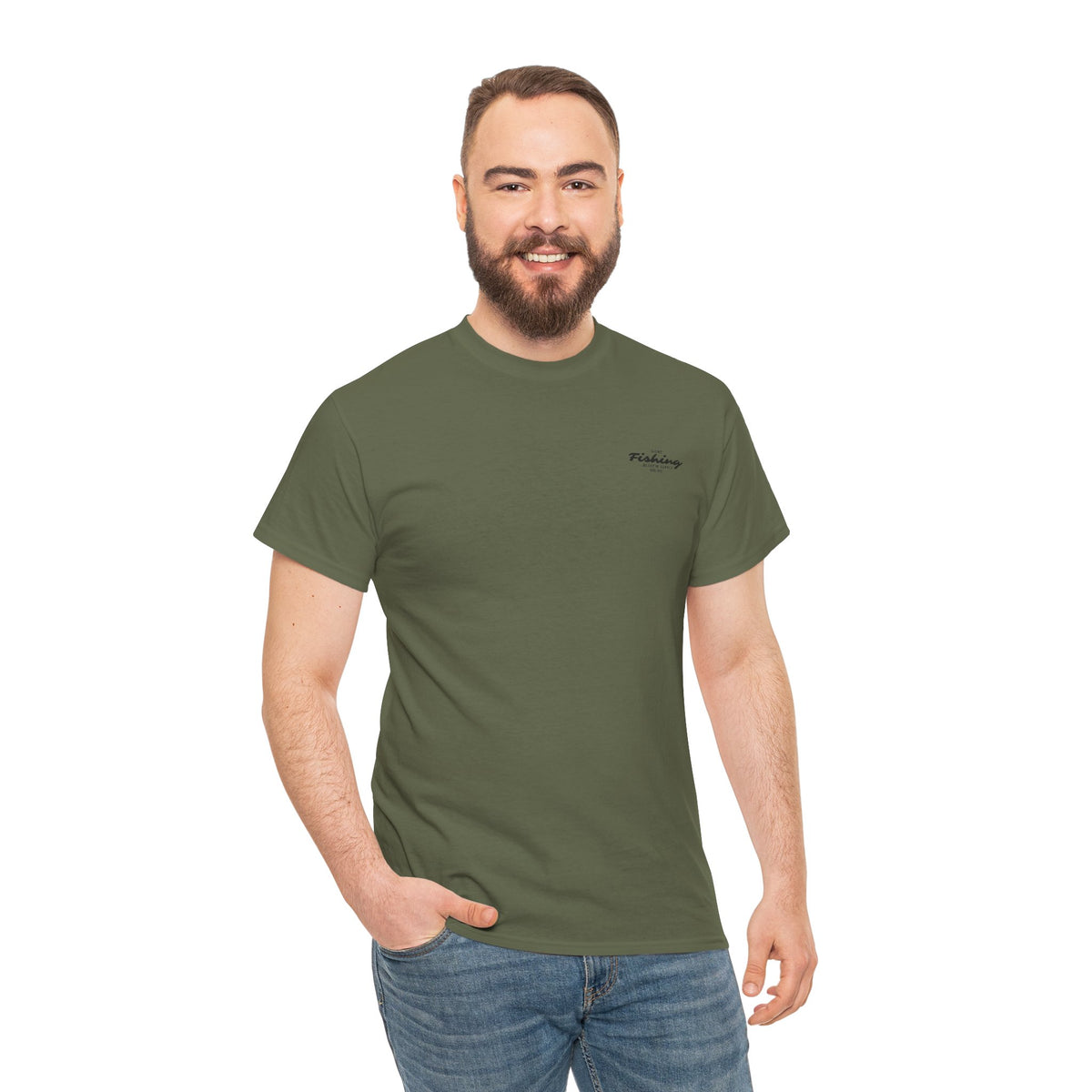 Fishing Graphic Tee — “Gone Fishing” Bluefin Supply T‑Shirt