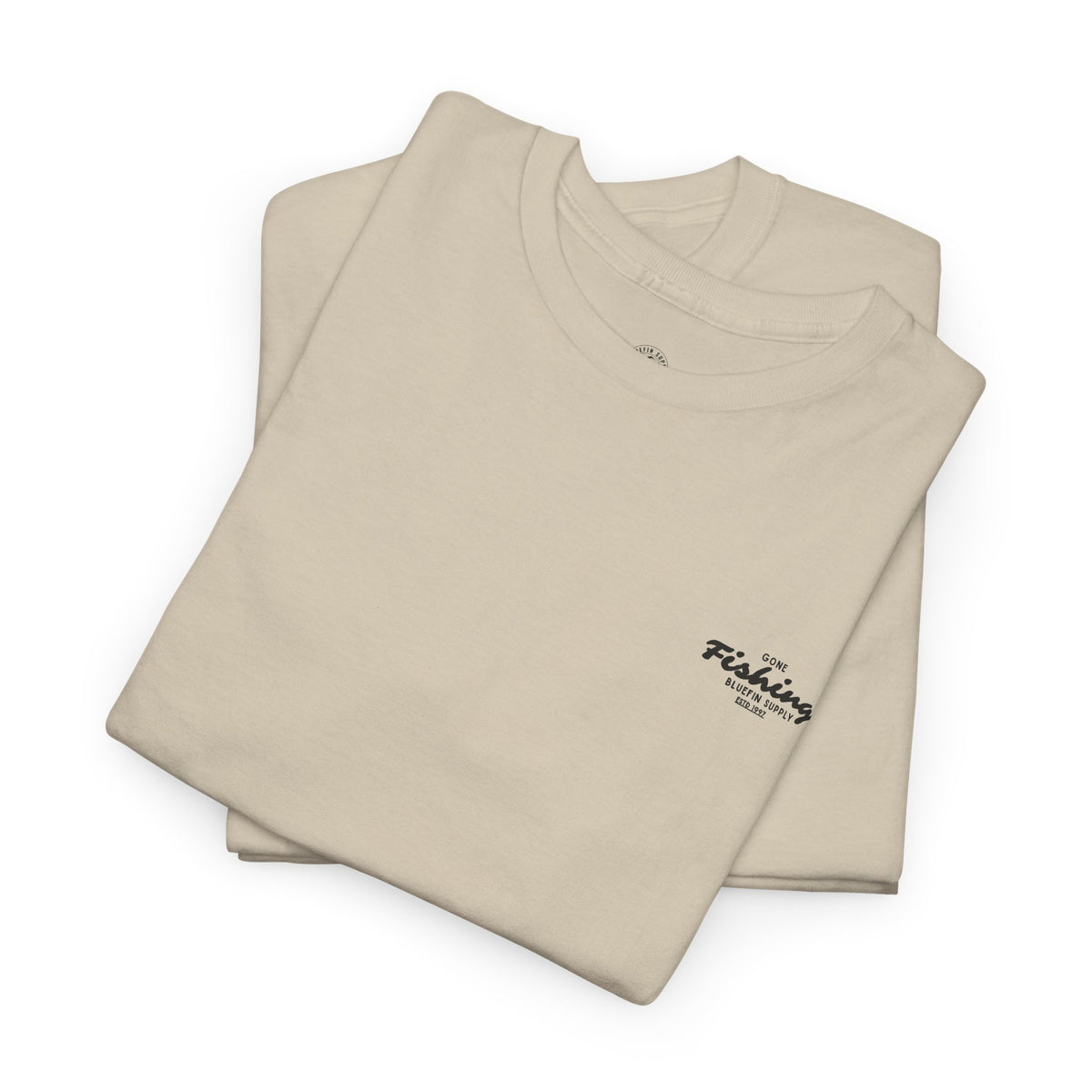 Fishing Graphic Tee — “Gone Fishing” Bluefin Supply T‑Shirt