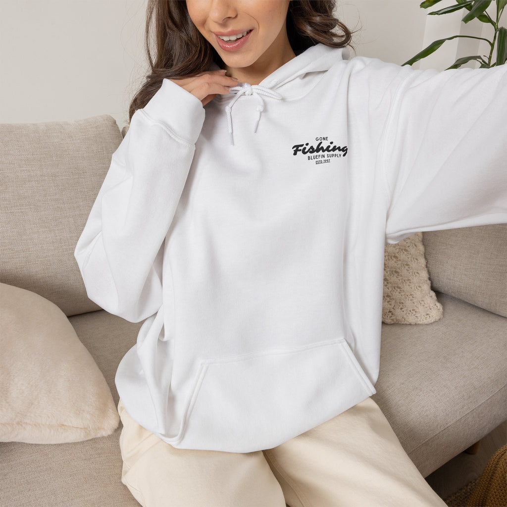 Fishing Hoodie — Bluefin Supply Vintage Boat Graphic Pullover