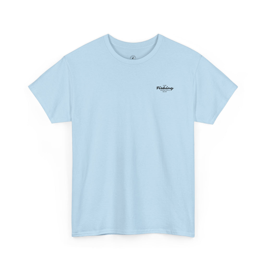 Fishing Graphic Tee — “Gone Fishing” Bluefin Supply T‑Shirt