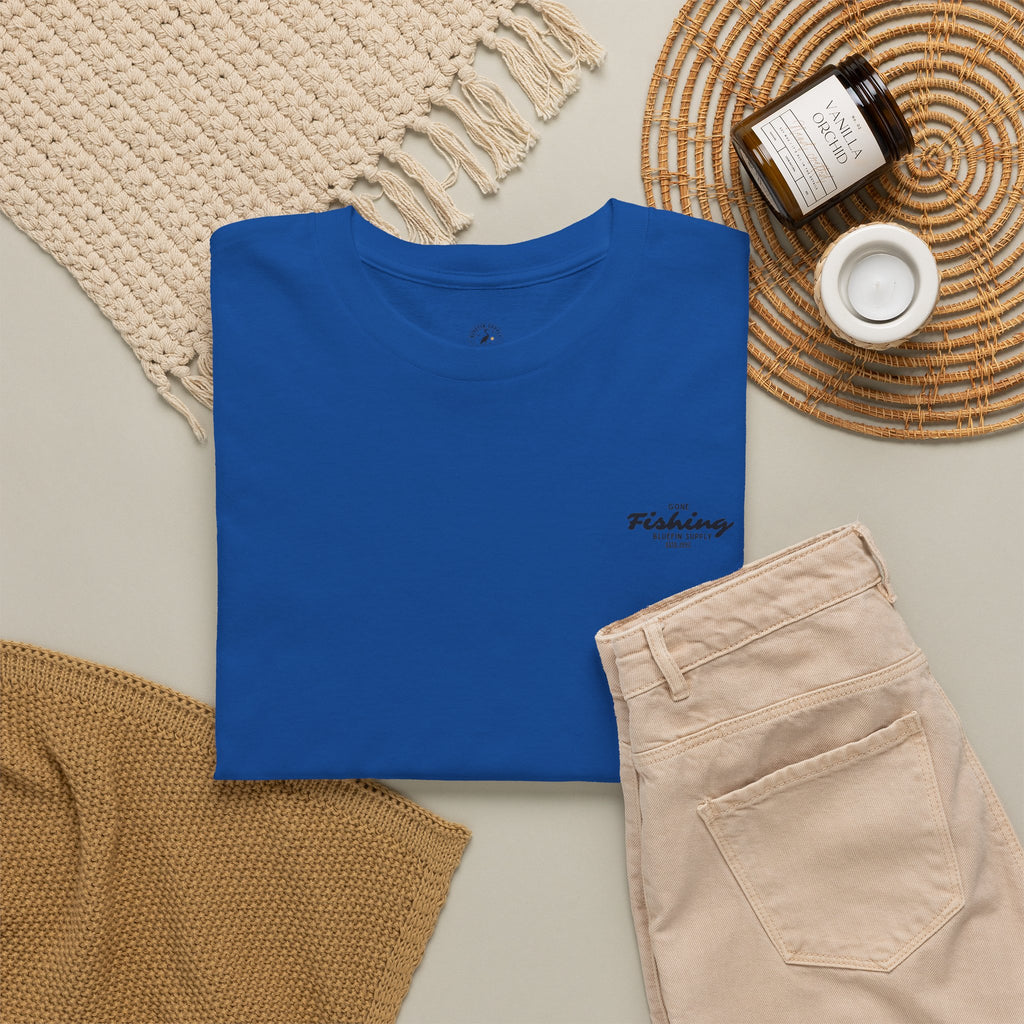 Fishing Graphic Tee — “Gone Fishing” Bluefin Supply T‑Shirt