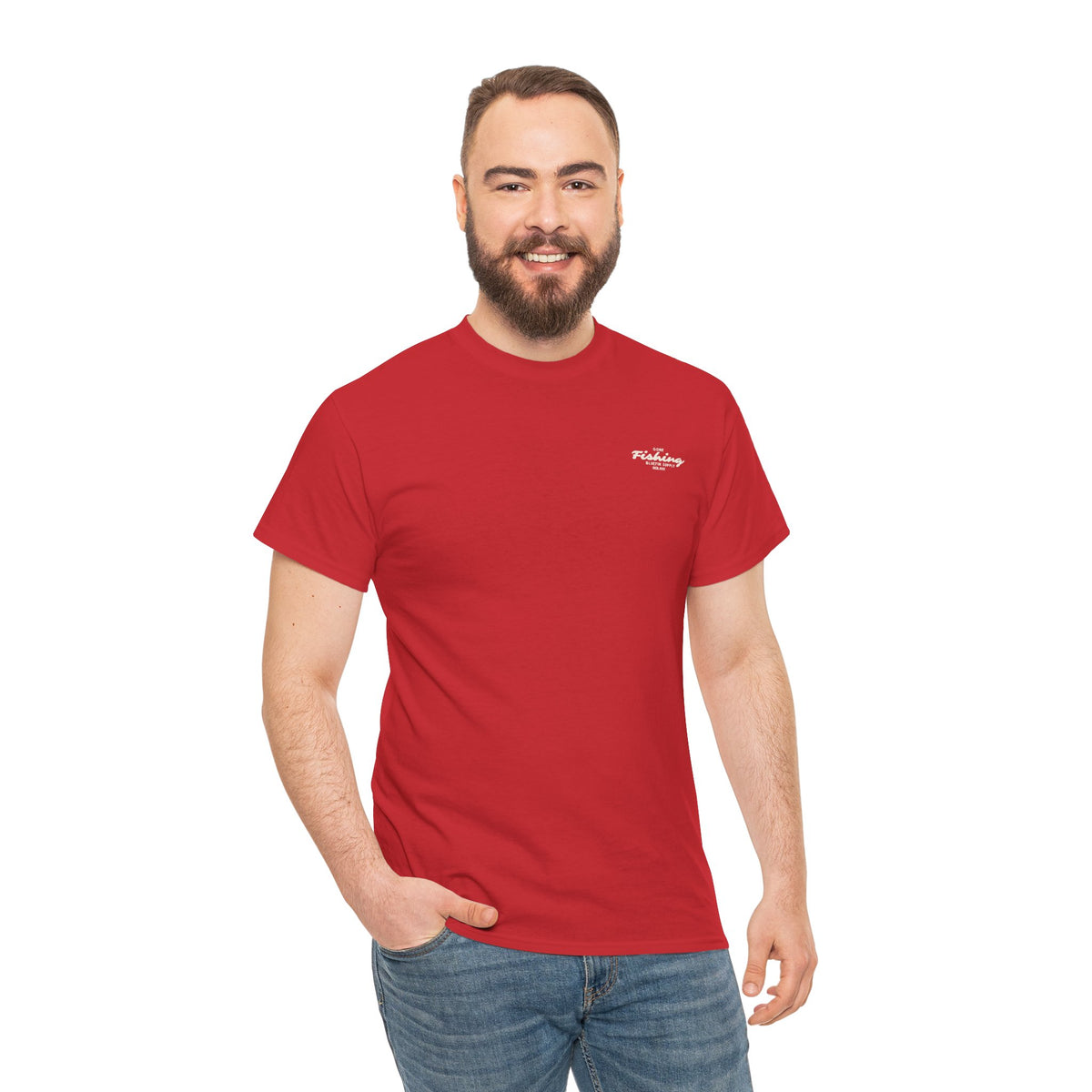 Fishing Tee — 'Gone Fishing' Graphic Cotton Shirt