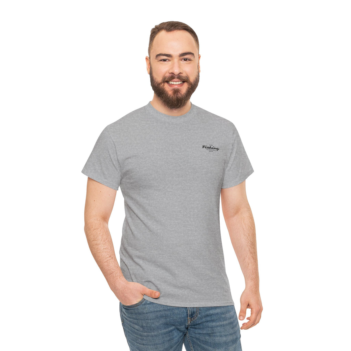 Fishing Graphic Tee — “Gone Fishing” Bluefin Supply T‑Shirt