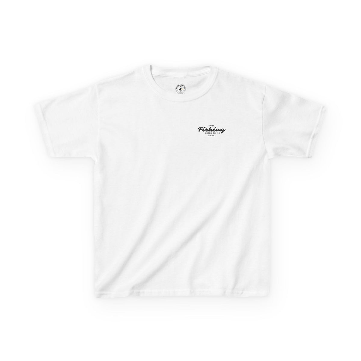 Kids Fishing T-Shirt — "Gone Fishing" Boat Graphic