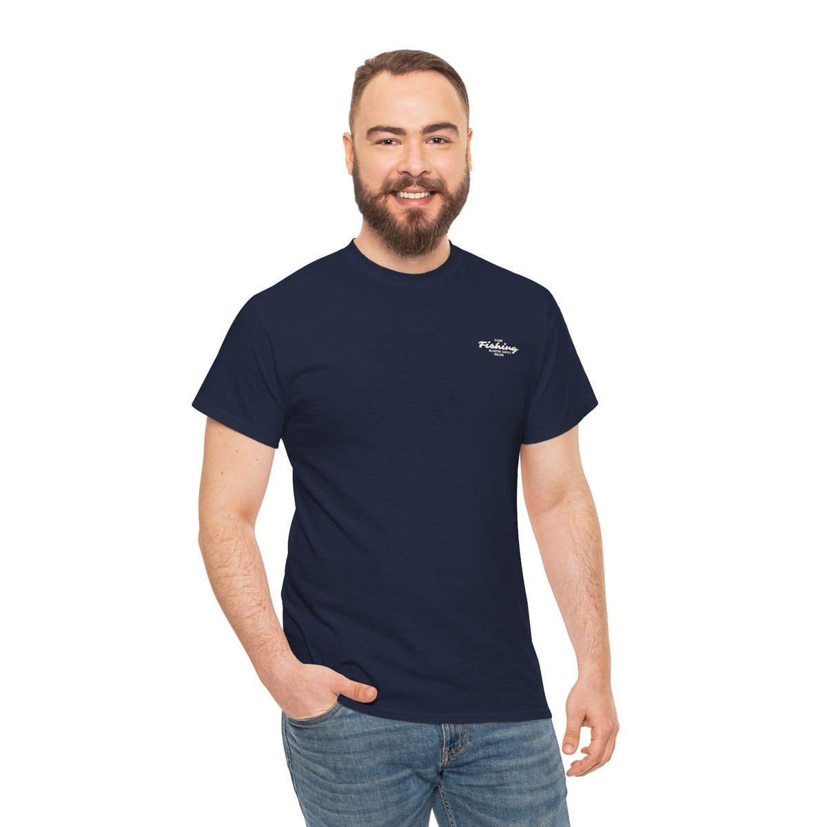 Fishing Tee — 'Gone Fishing' Graphic Cotton Shirt