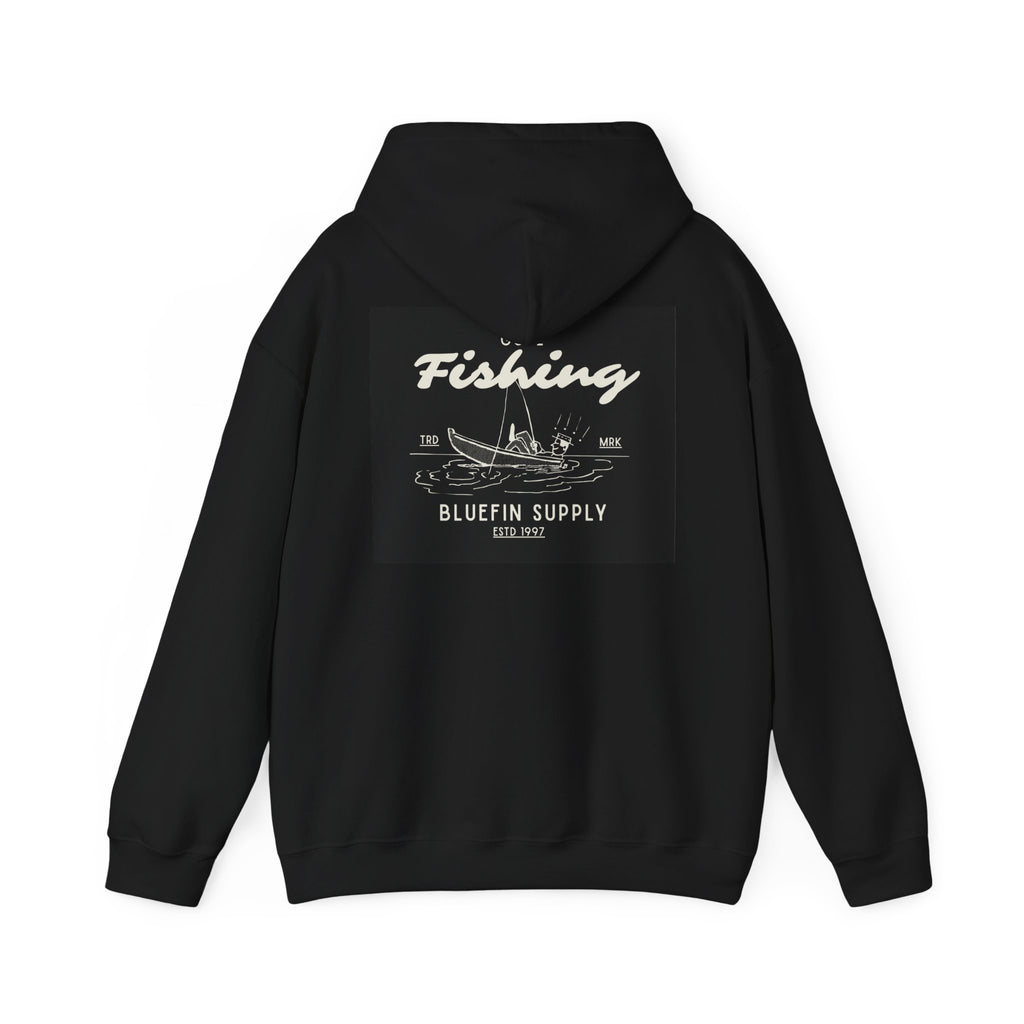 Fishing Hoodie - Bluefin Supply Vintage Boat Graphic Pullover