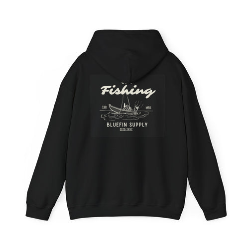 Fishing Hoodie - Bluefin Supply Vintage Boat Graphic Pullover