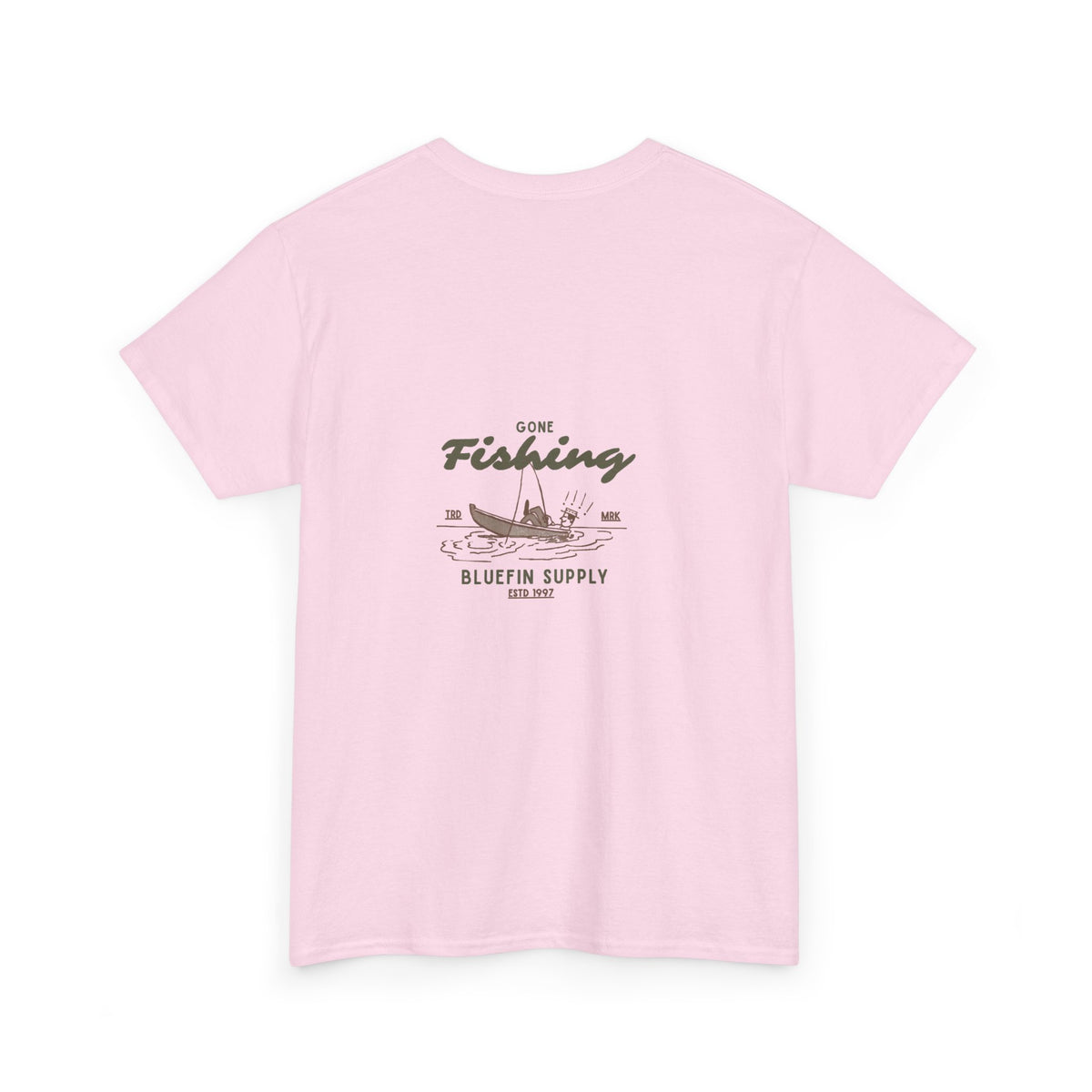 Fishing T-Shirt — 'Gone Fishing' Graphic Tee (Bluefin Supply)