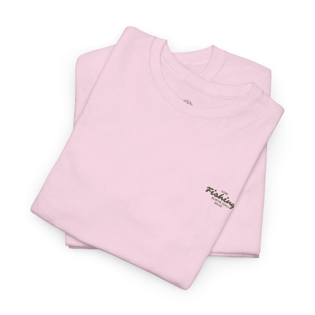 Fishing T-Shirt — 'Gone Fishing' Graphic Tee (Bluefin Supply)