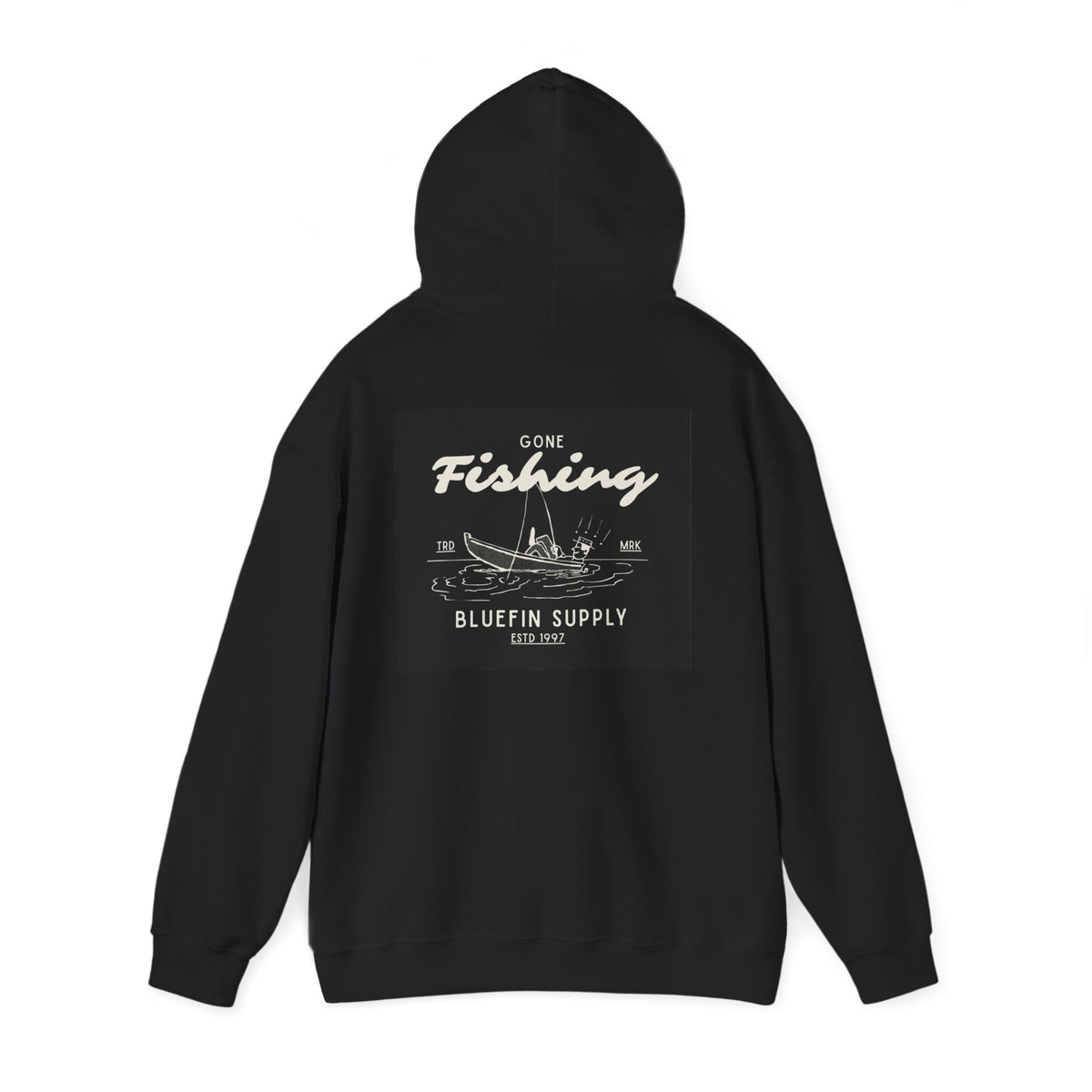 Fishing Hoodie - Bluefin Supply Vintage Boat Graphic Pullover