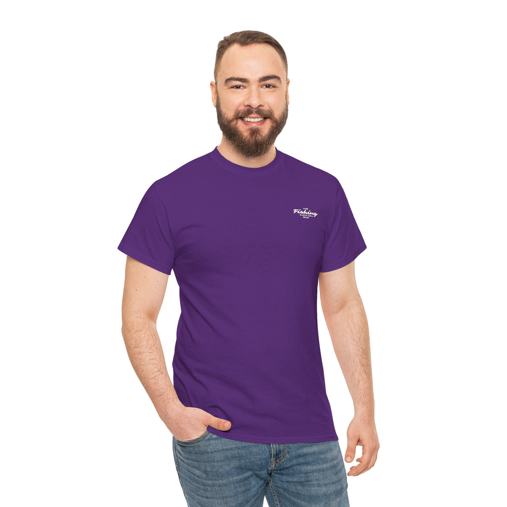 Fishing Tee — 'Gone Fishing' Graphic Cotton Shirt