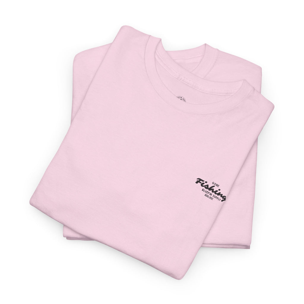 Fishing Graphic Tee — “Gone Fishing” Bluefin Supply T‑Shirt