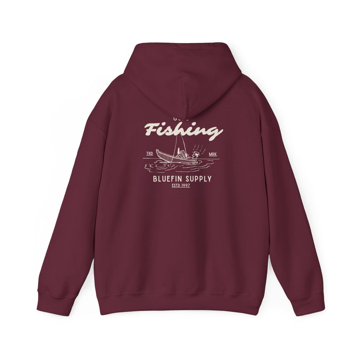 Fishing Graphic Hoodie — Bluefin Supply Boat Design