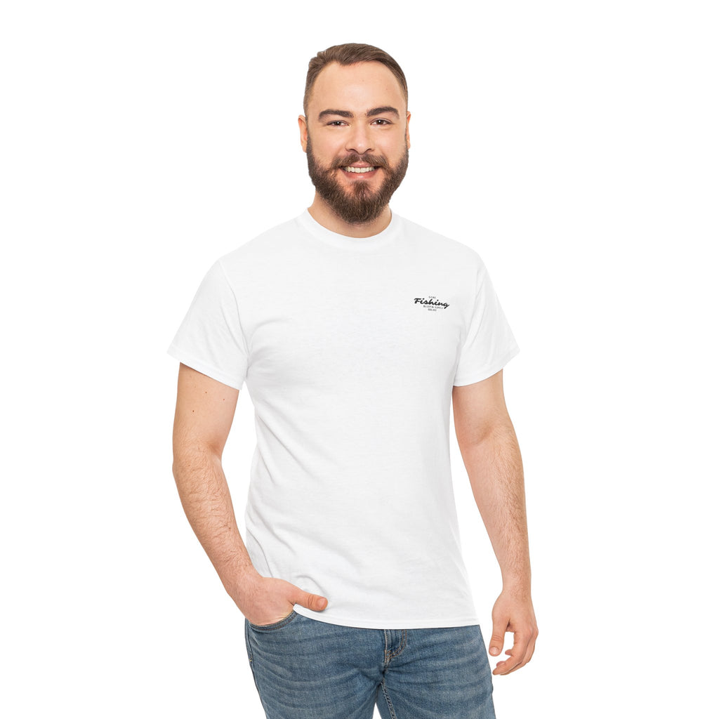 Fishing Graphic Tee — “Gone Fishing” Bluefin Supply T‑Shirt