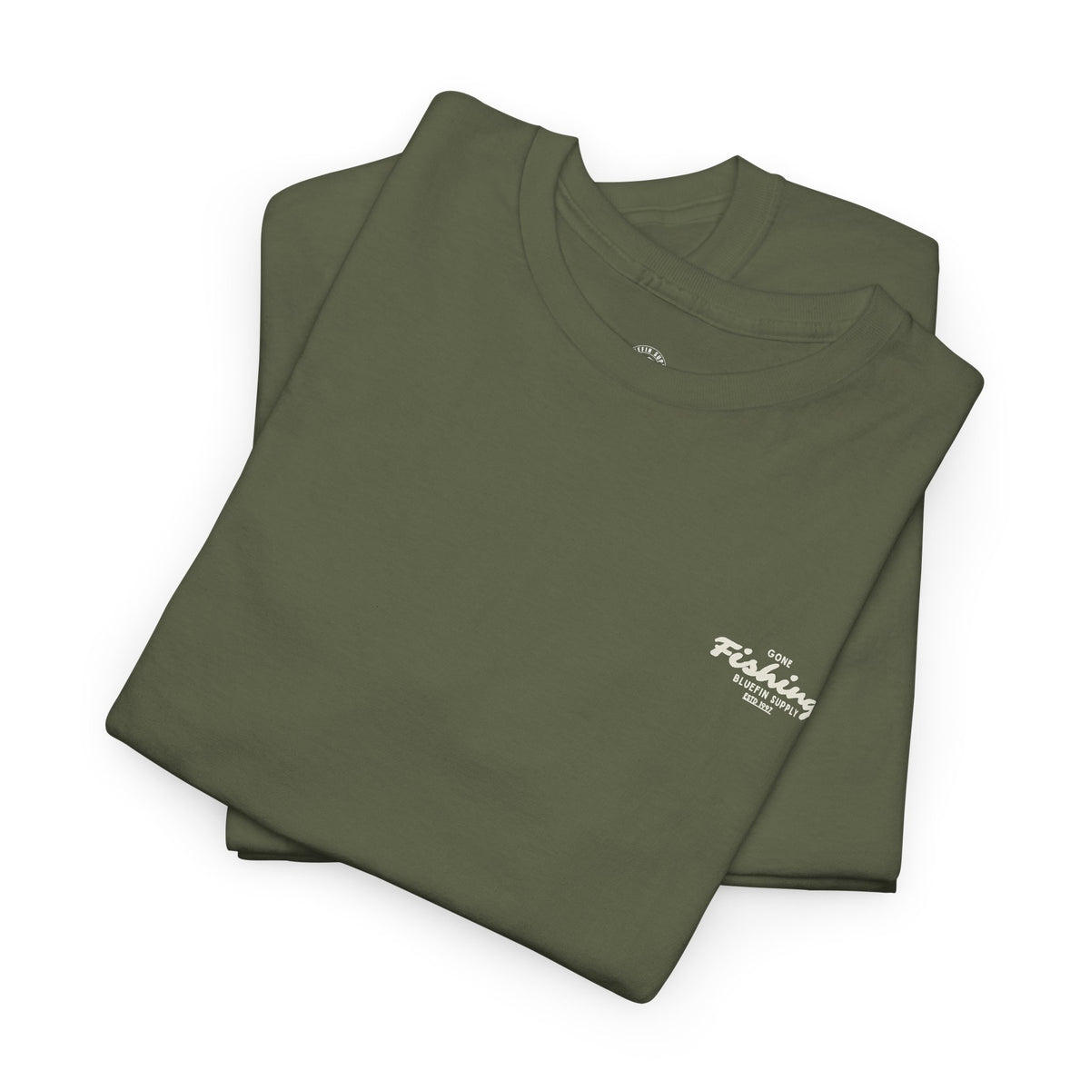 Fishing Tee — 'Gone Fishing' Graphic Cotton Shirt
