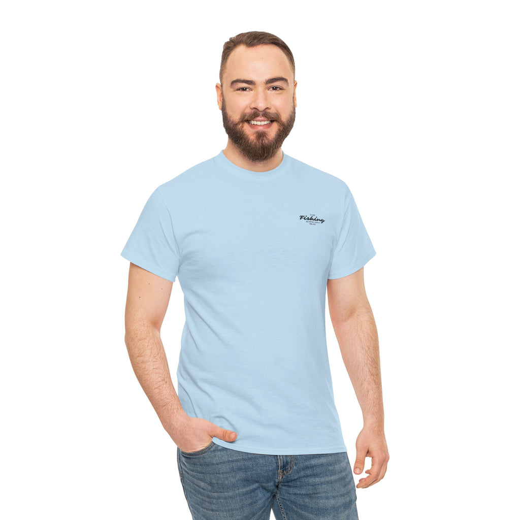 Fishing Graphic Tee — “Gone Fishing” Bluefin Supply T‑Shirt