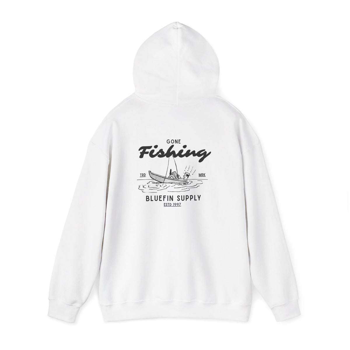 Fishing Hoodie — Bluefin Supply Vintage Boat Graphic Pullover